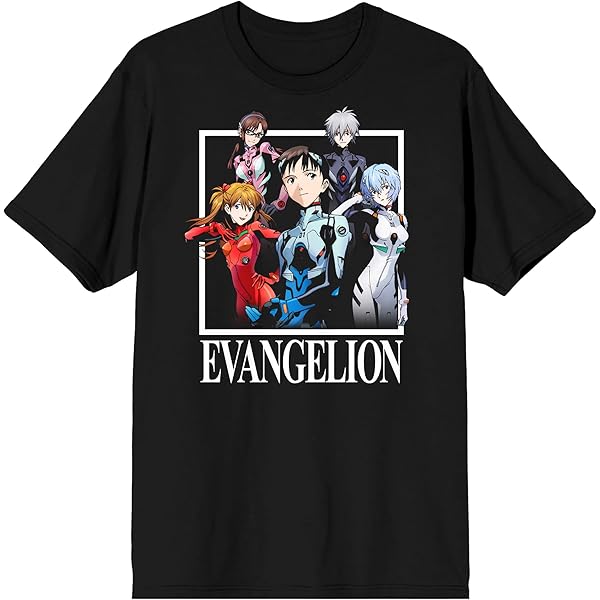 NEON GENESIS EVANGELION Tシャツ Lサイズ Misato Katsuragi Neon Genesis Evangelion Mens T-Shirt Tee